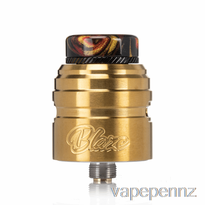 Thunderhead Creations Blaze Solo 24mm BF RDA Gold VAPE NZ